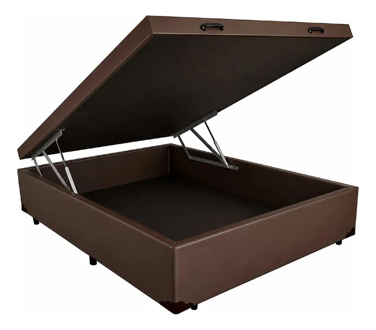 Cama Box Baú Casal Com Colchão Pillow Angel Molas Ensacadas — imagem 2