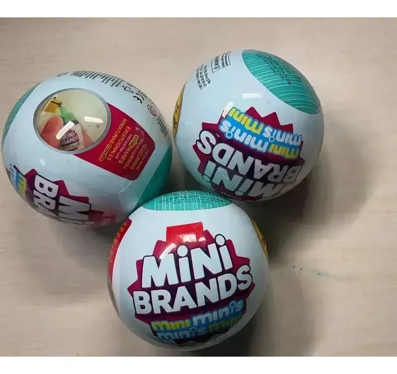 Pack 3 Mini Geladeiras Surpresa Solaura para Brinquedos, Kit com Miniaturas de Comida para Crianças — imagem 3