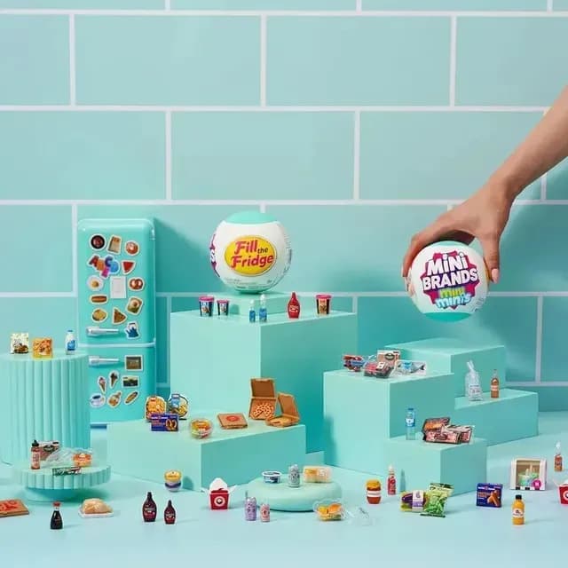 Pack 3 Mini Geladeiras Surpresa Solaura para Brinquedos, Kit com Miniaturas de Comida para Crianças — imagem 5